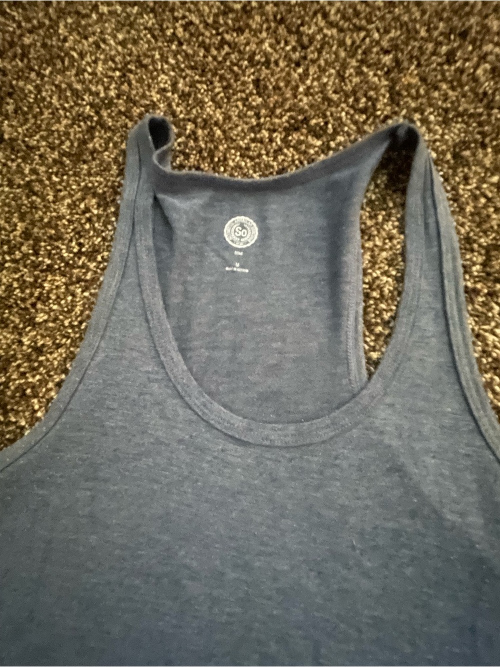 3 For 1 Navy Blue , White, Lt Grey Tank Top